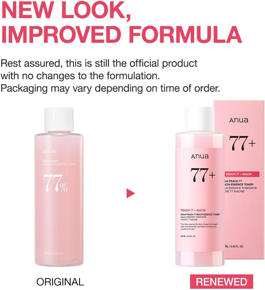 Anua Peach 77% Niacin Essence Toner