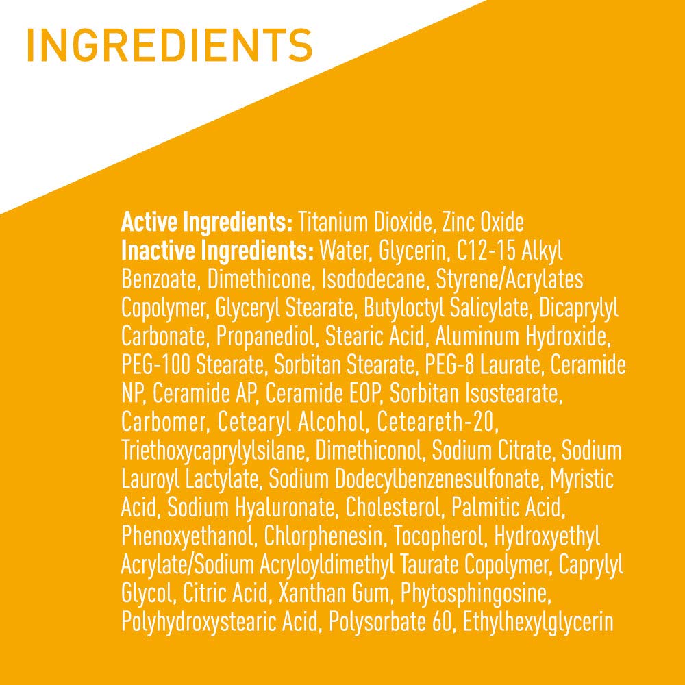 CeraVe 100% Mineral Sunscreen SPF 50