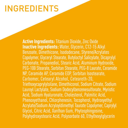 CeraVe 100% Mineral Sunscreen SPF 50