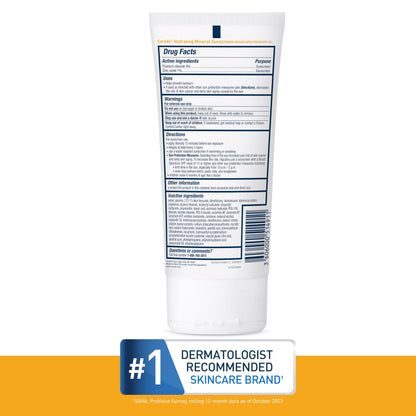 CeraVe 100% Mineral Sunscreen SPF 50