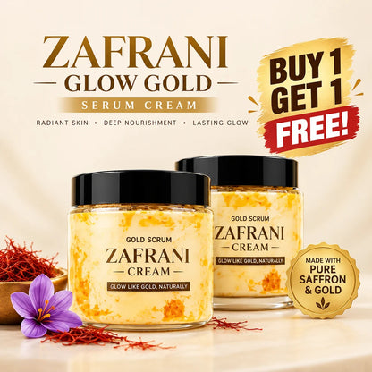 Zafrani Glow Gold Serum Cream | Buy 1 Get 1 FREE | 100% Organic