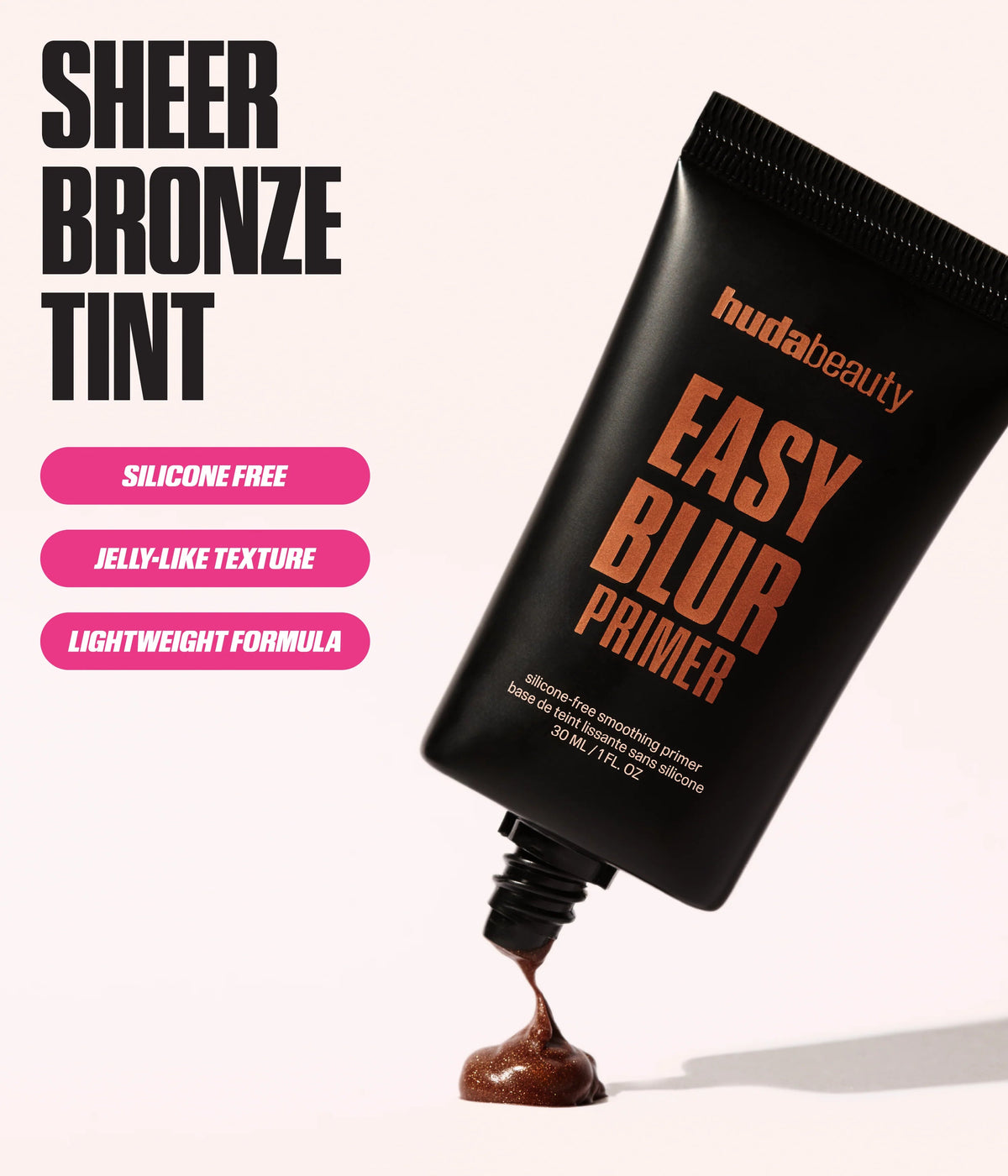 Huda Beauty Easy Blur Silicone - Free Smoothing Tinted Primer